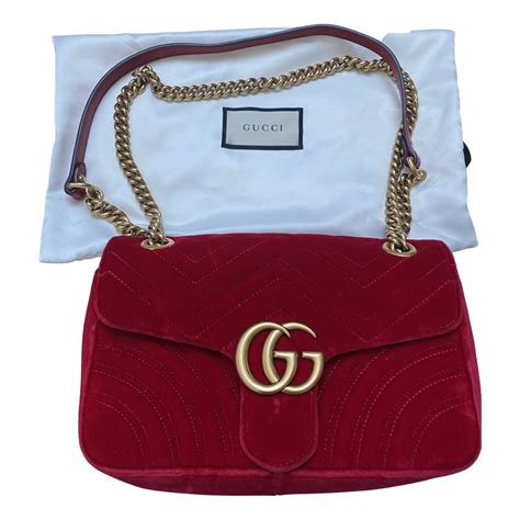 red velvet marmont gucci|authentic Gucci Marmont.